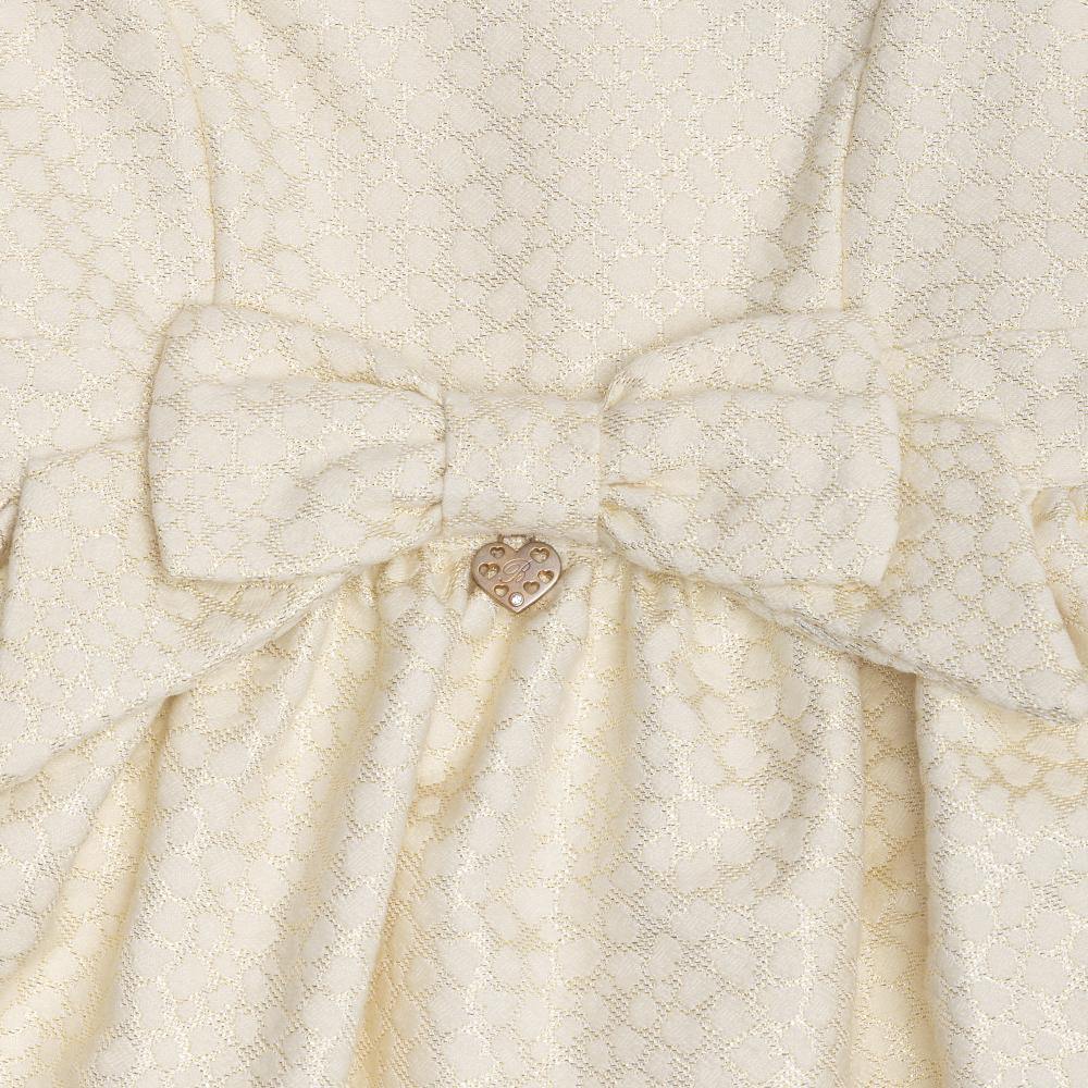 ROPA PARA NIÑOS - VESTIDO DORADO MISS BLUMARINE - Modini Shop
