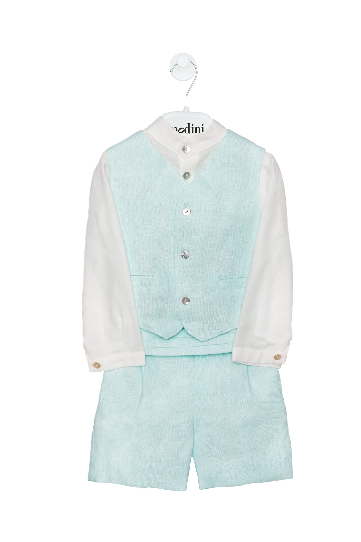 بدلة Menta 590 قصيرة من الكتان لصبي Mimilú
