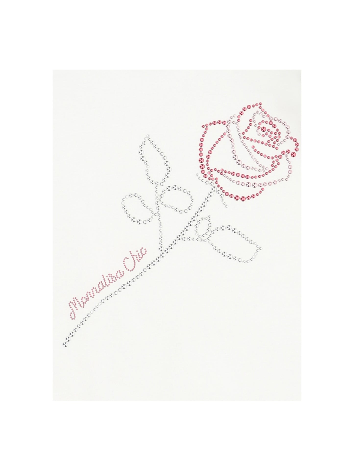 Ropa para niños- camiseta con apliques de manga corta de tul MONNALISA