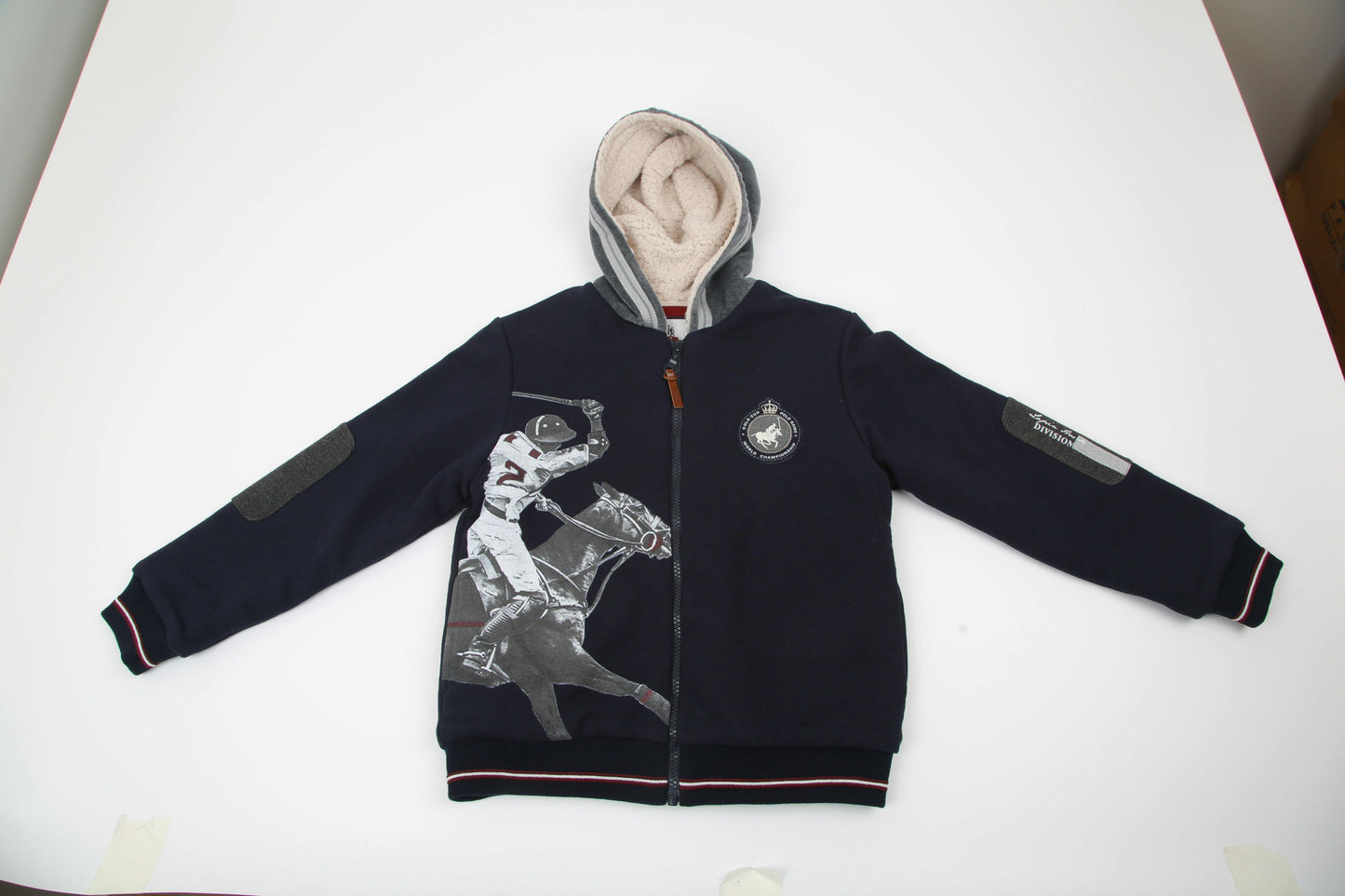 SUDADERA AZULCON CAPUCHA LAPIN HOUSE - Modini Shop