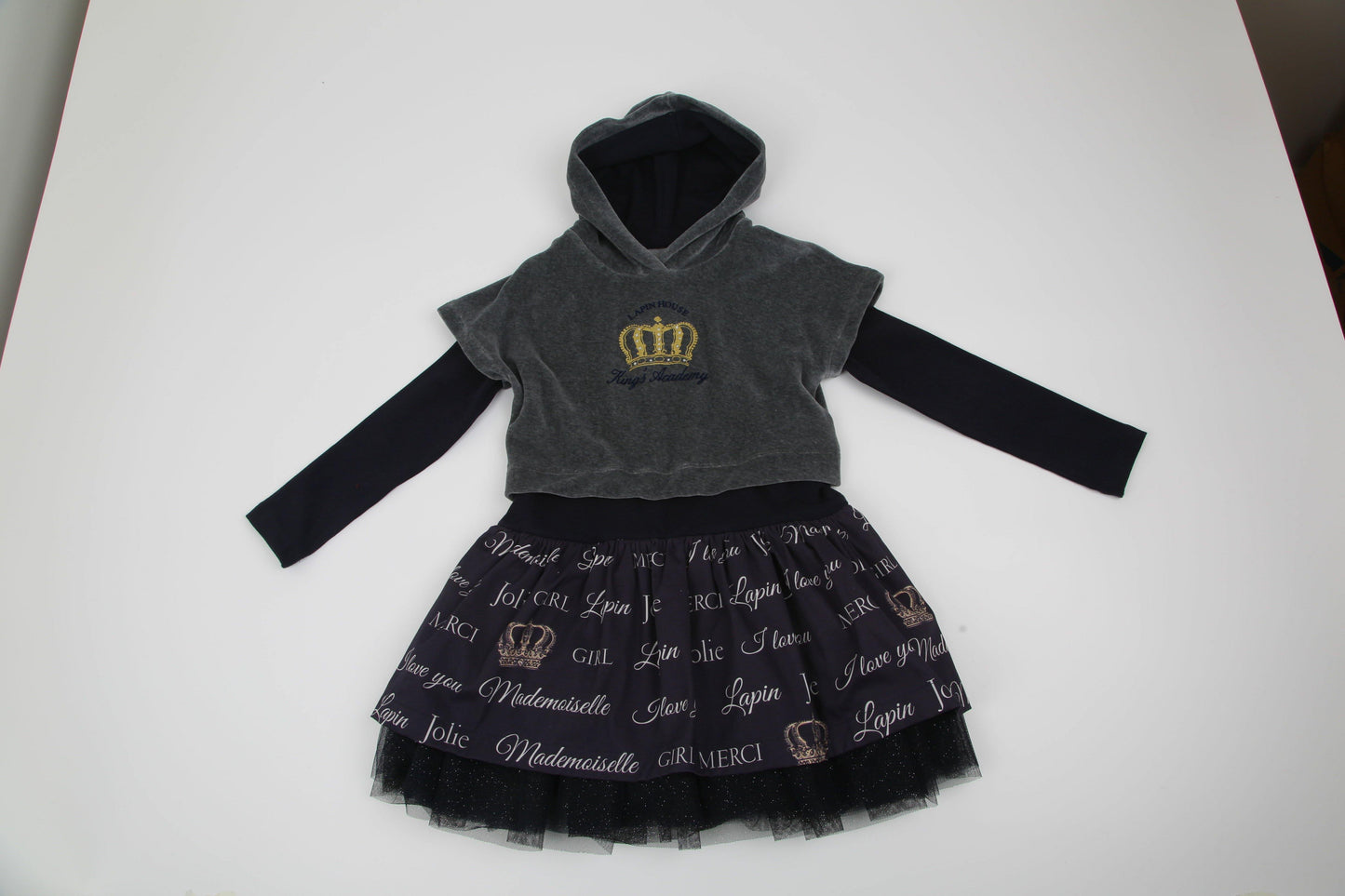 ROPA PARA NIÑOS - SET VESTIDO CON JERSEY LAPIN HOUSE - Modini Shop