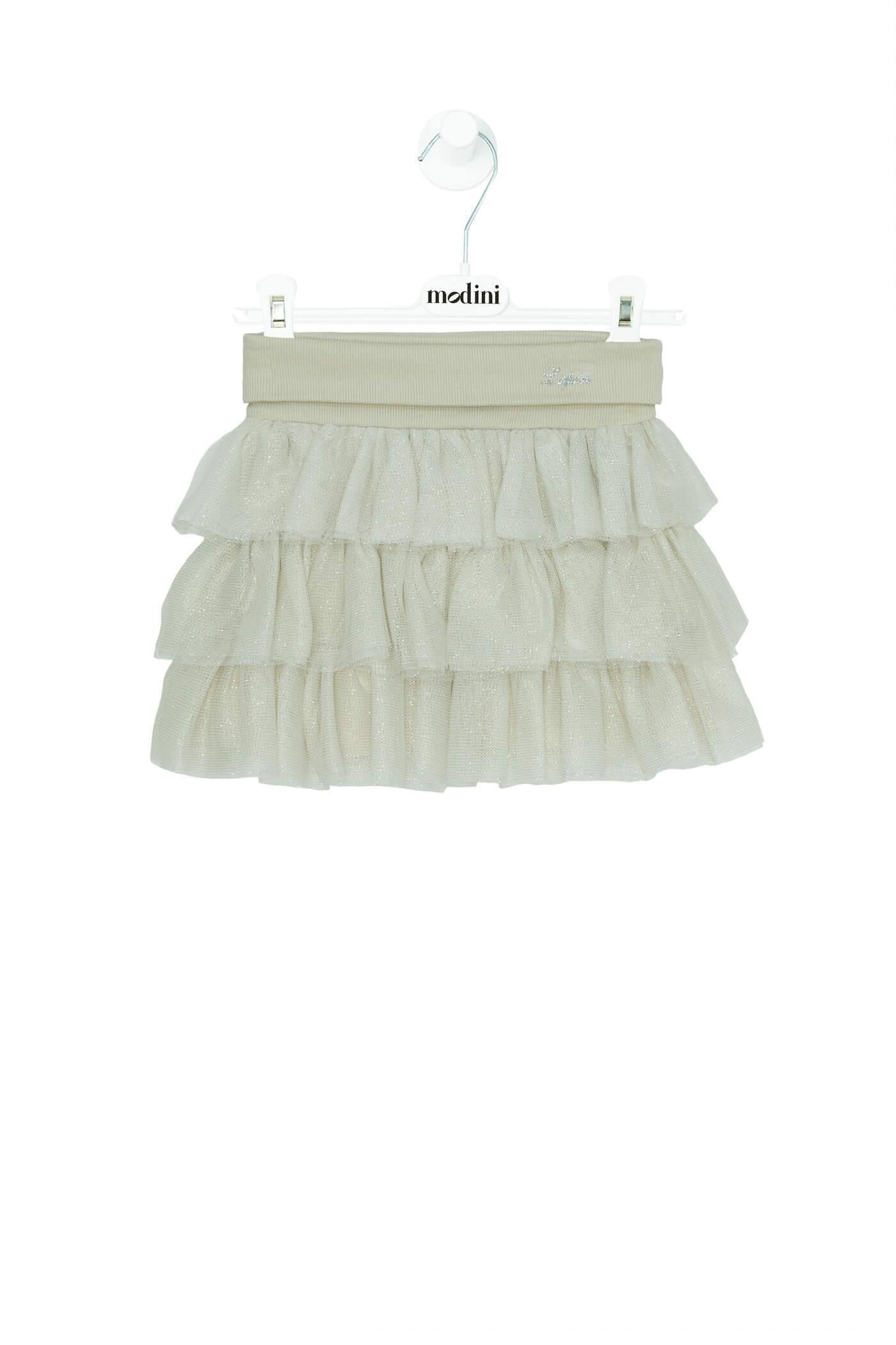 ROPA PARA NIÑAS - FALDA TULL BEIGE LAPIN HOUSE - Modini Shop