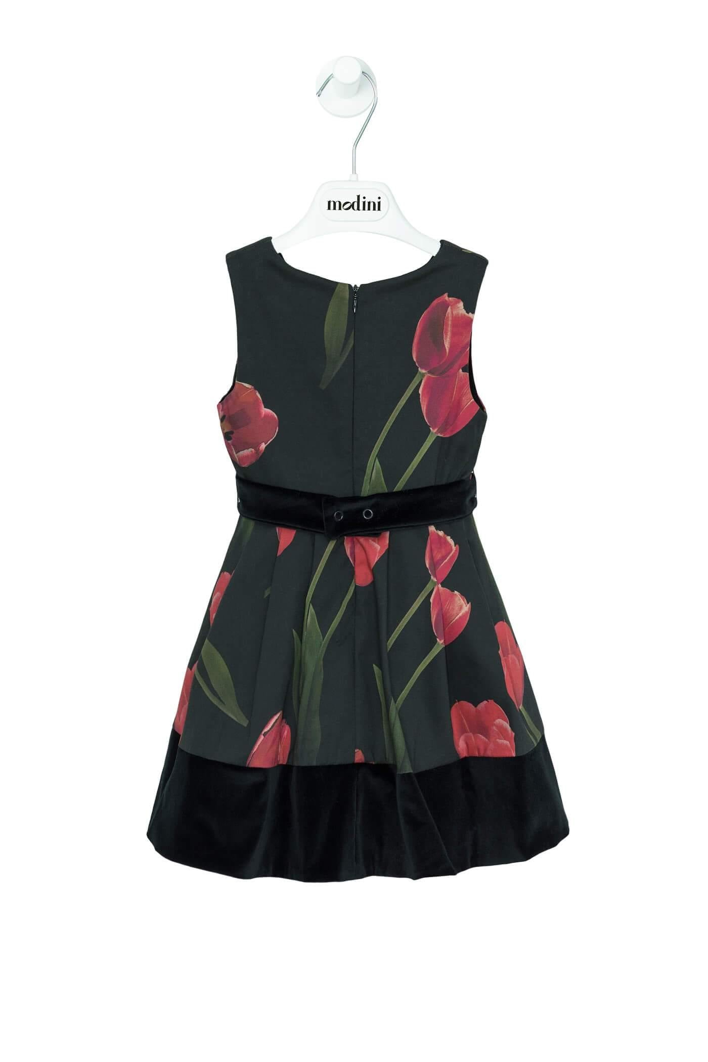 ROPA PARA NIÑOS - VESTIDO ESTAMPADO FLORES LAPIN HOUSE - Modini Shop