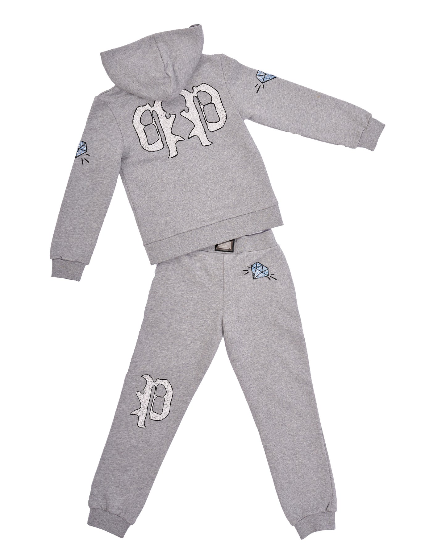 SWEATJACKET GREY FOR THE GIRL PHILIPP PLEIN