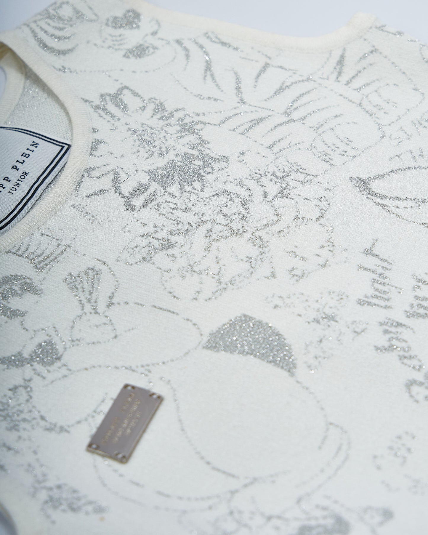 DRESS WHITE FOR THE GIRLS PHILIPP PLEIN