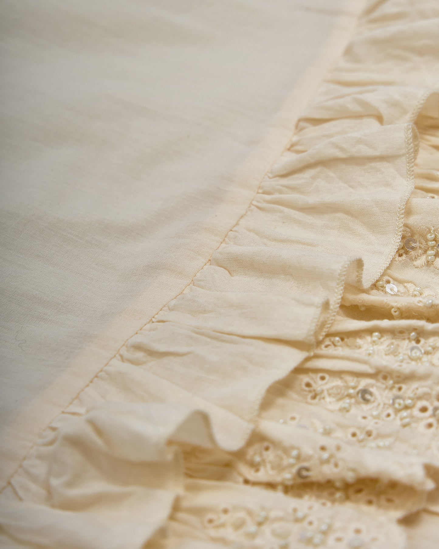 GIRL'S CLOTHING - COTTON CHANTILLY TWINSET DRESS