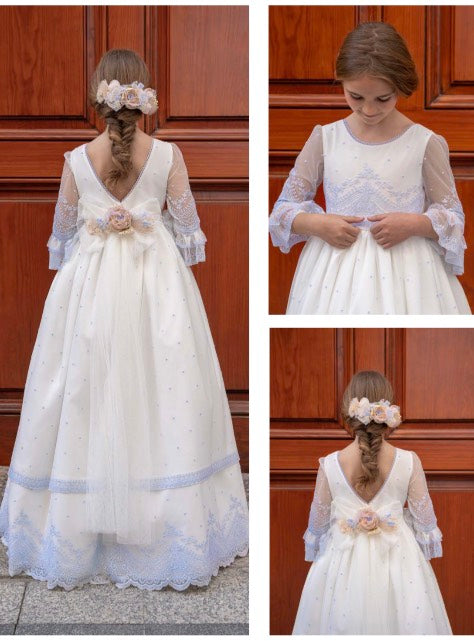 Vestido de comunion GRETA de la marca ALHUKA