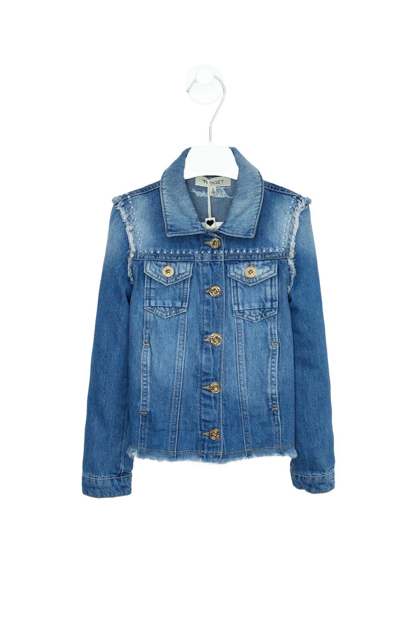 ROPA PARA NIÑAS - CHAQUETA JEANS DENIM MEDIO TWINSET