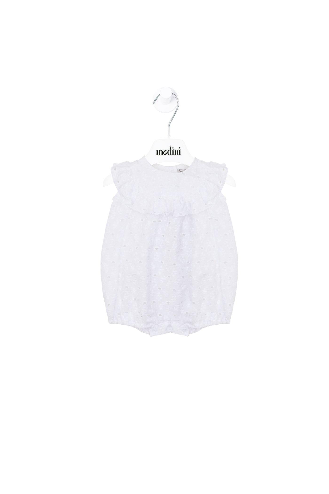 ROPA PARA NIÑOS - OVERALLS EN COLOR BLANCO - Modini Shop