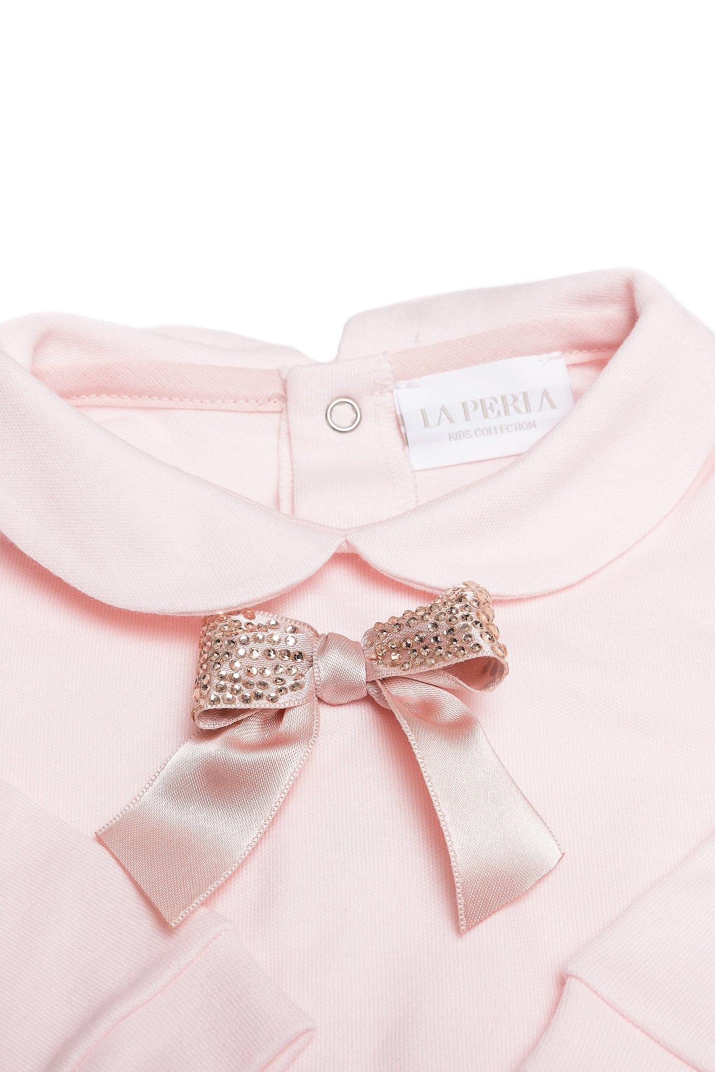 Body con manga larga de algodón para bebé niña invierno La Perla - Modini Shop