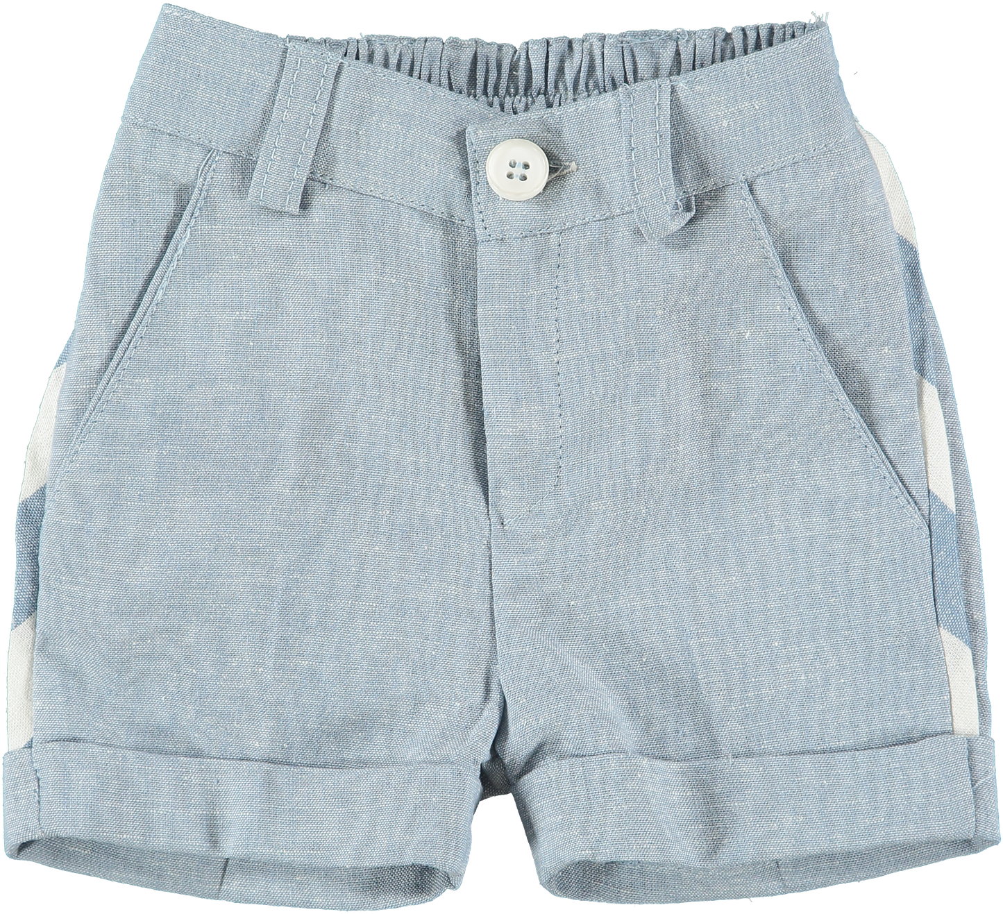 Traje con corbata/camiseta/pantalón corto azul claro MANUELL&FRANK