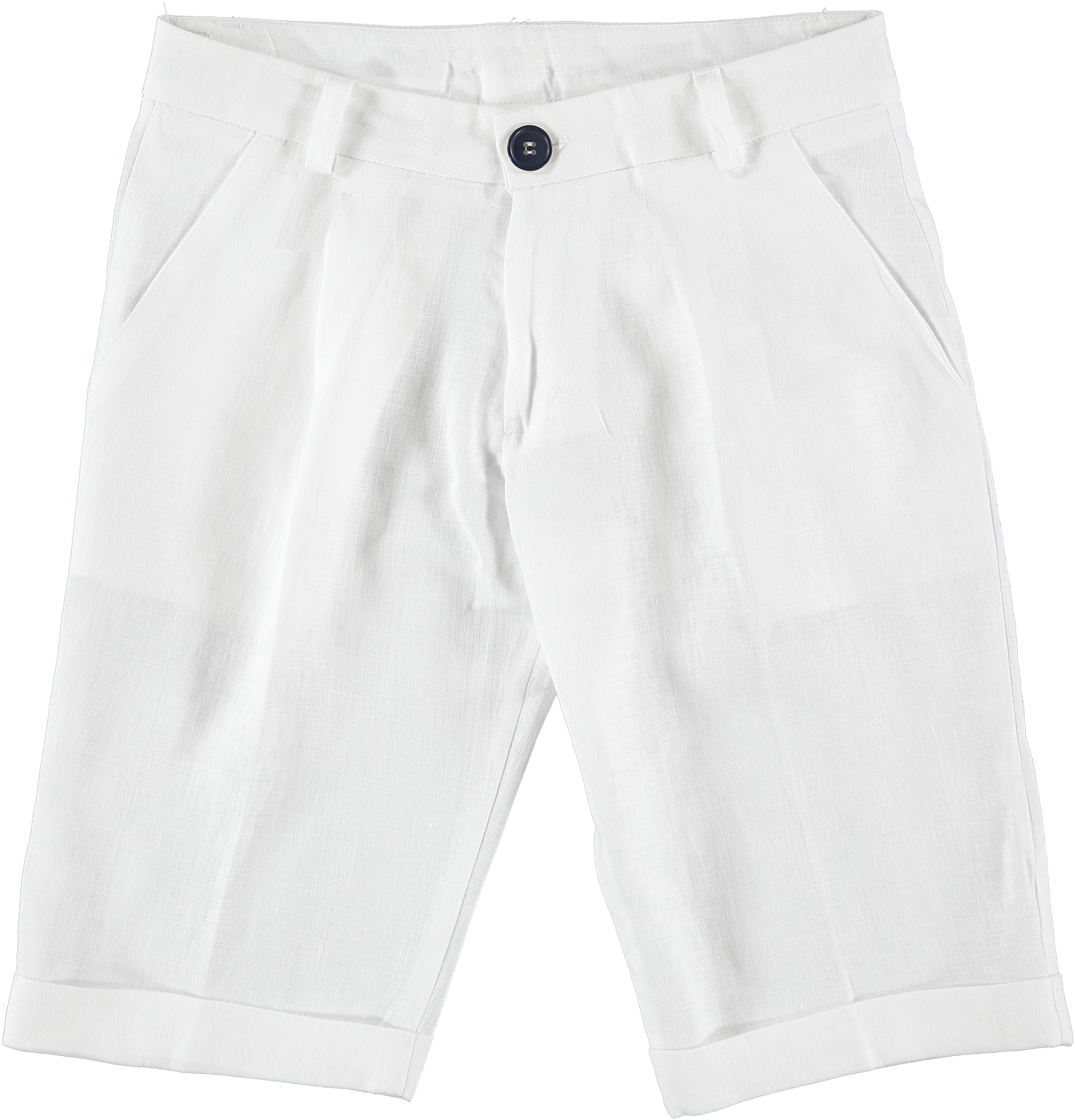 Ropa para niños - panatalón corto beige lino MANUELL&FRANK