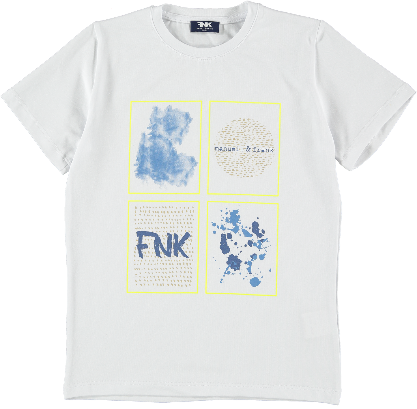 Ropa para niños - camiseta blanca FNK MANUELL&FRANK