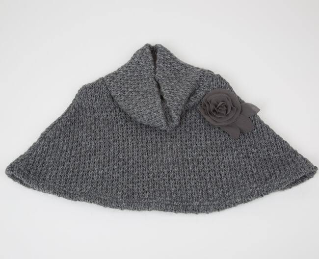 ROPA PARA NIÑAS - CAPA GRIS MAGIL - Modini Shop