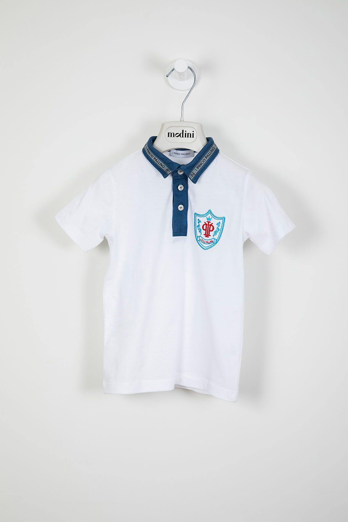 ROPA PARA NIÑOS - TRAJE AZUL CON PANTALON CORTO I PINCO PALLINO - Modini Shop