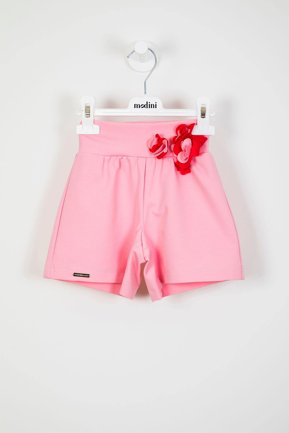 ROPA PARA NIÑOS - PANTALÓN CORTO ROSA I PINCO PALLINO - Modini Shop