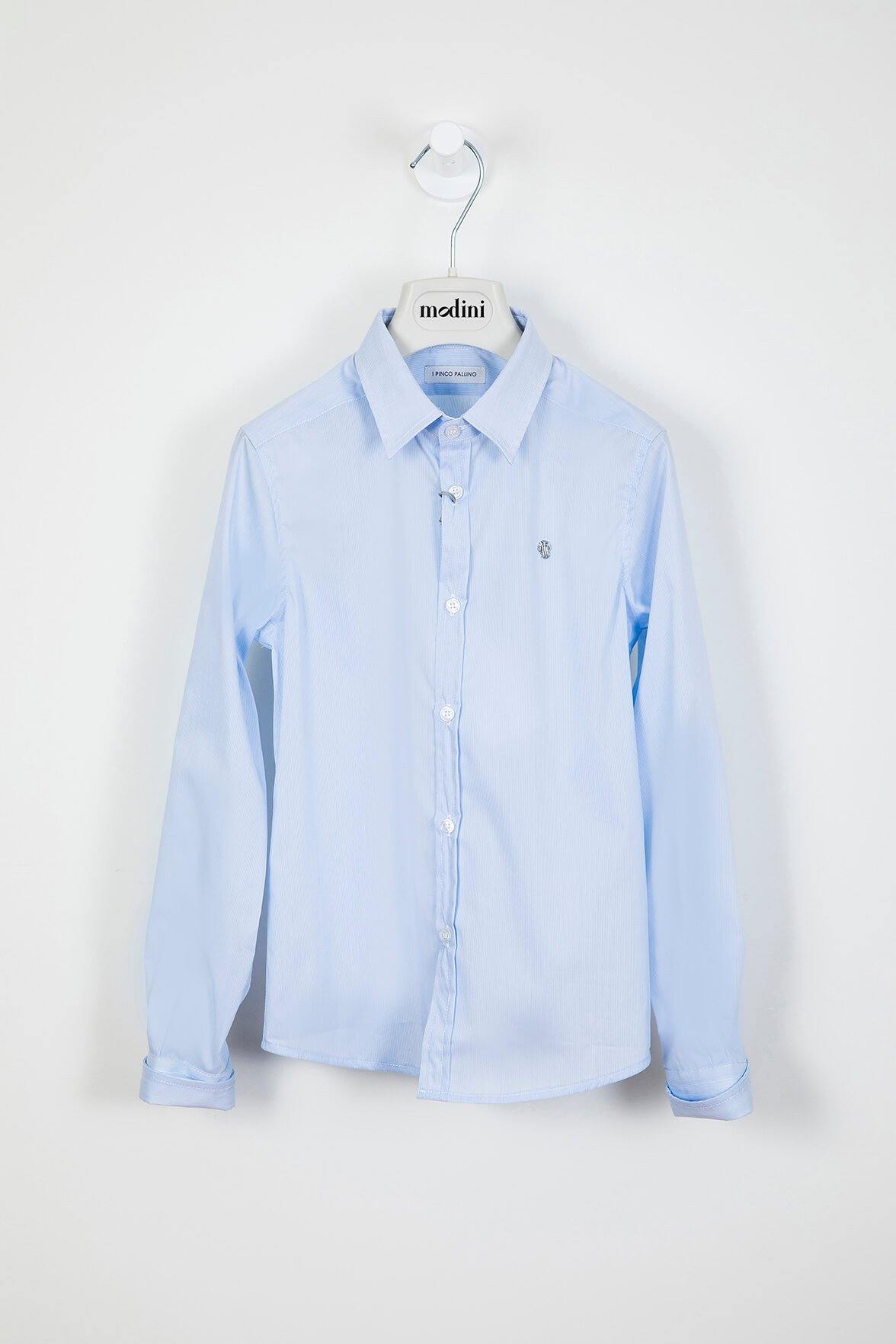 ROPA PARA NIÑOS - CAMISA AZUL I PINCO PALLINO - Modini Shop