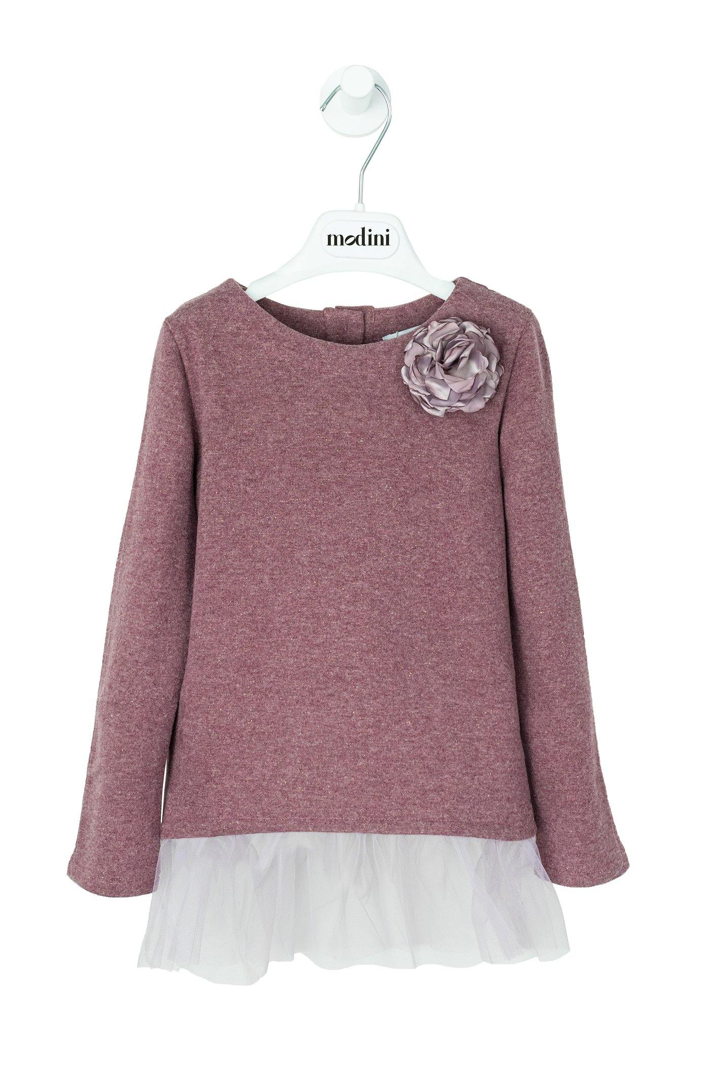 ROPA PARA NIÑOS - VESTIDO CORTO GRANATE DE MAGIL - Modini Shop