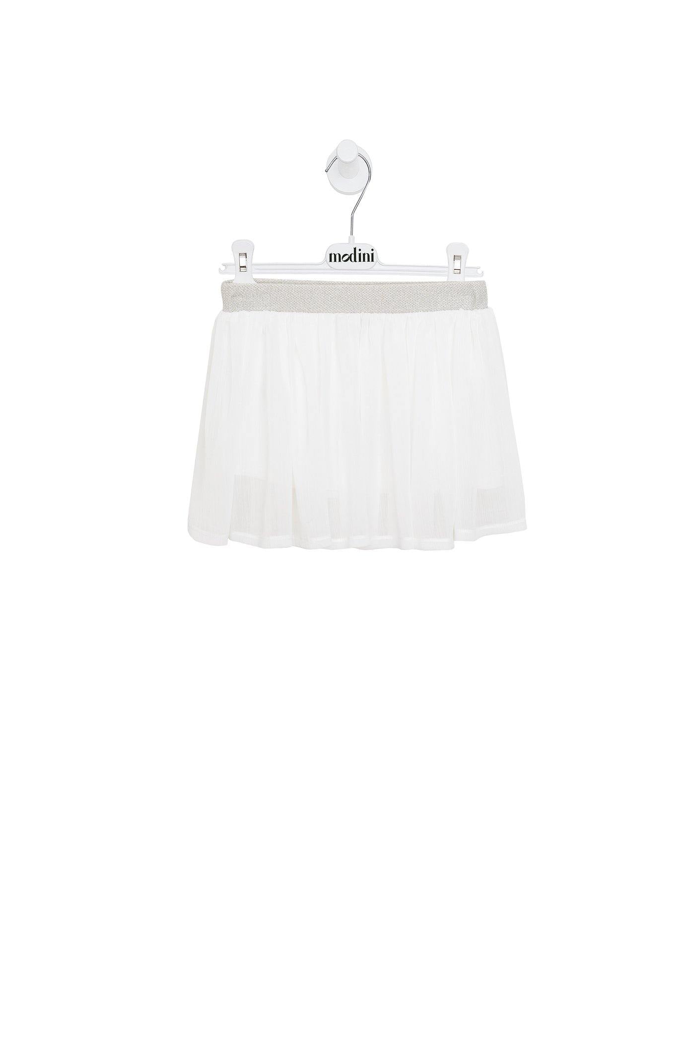 ROPA PARA NIÑOS - FALDA EN PLATA CON TULL MAGIL - Modini Shop