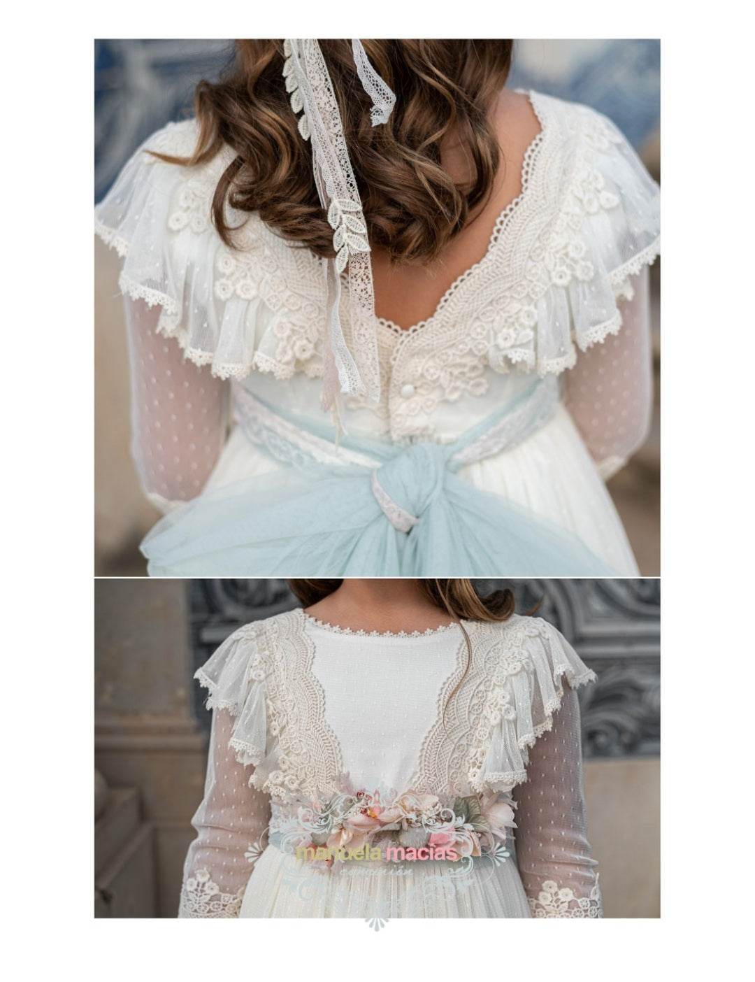 فستان LEYRE للفتيات من ماركة Manuela Macías