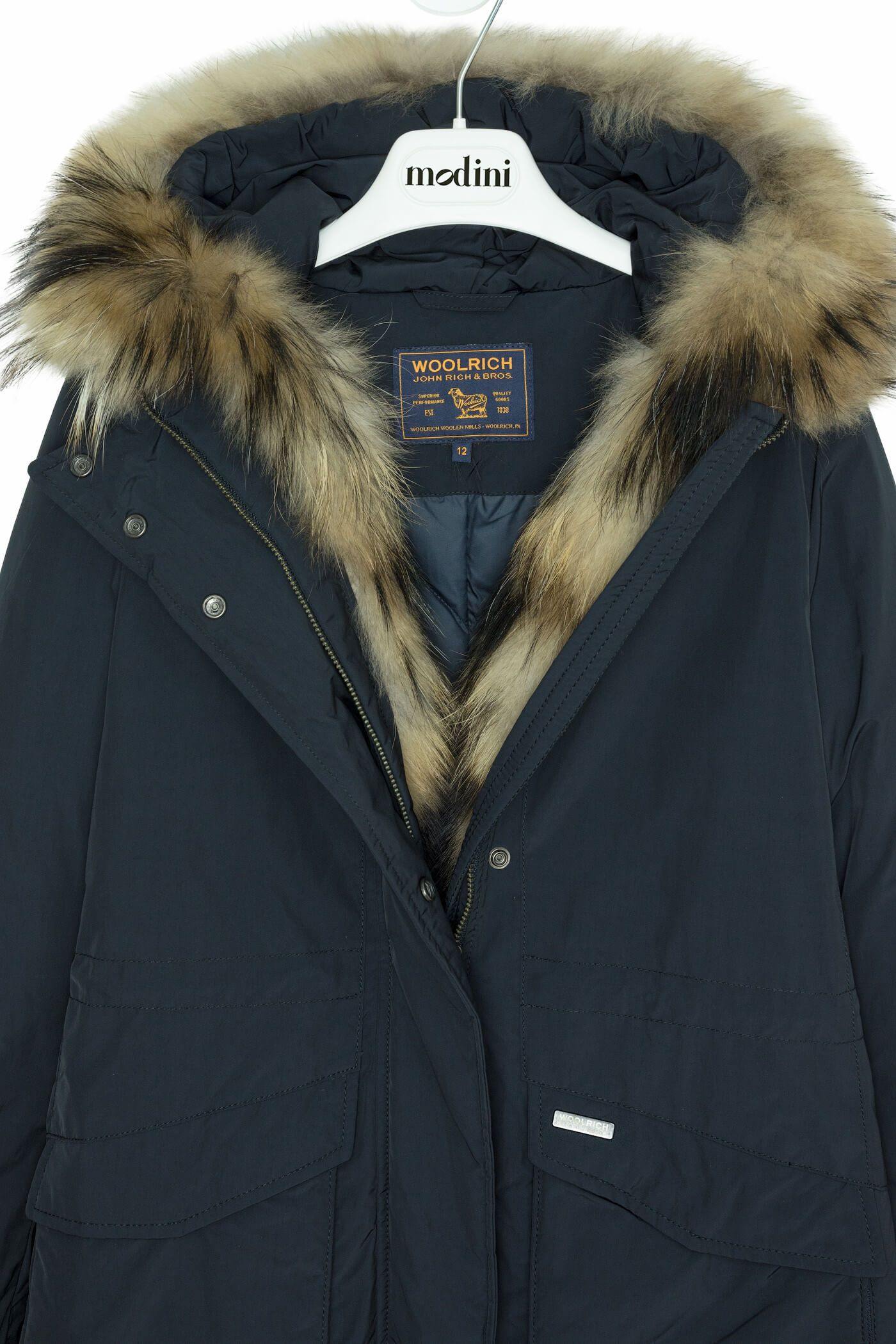 ROPA PARA NIÑOS - PARKA MILITAR AZUL MARINO WOOLRICH - Modini Shop