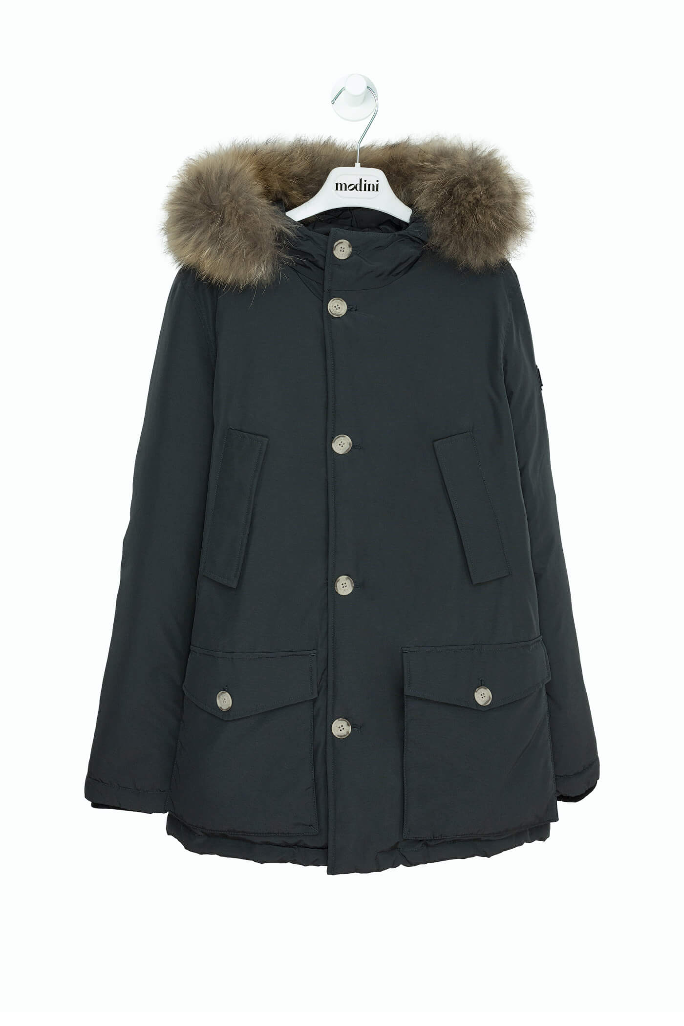 ROPA PARA NIÑOS - PARKA COLOR NEGRO WOOLRICH