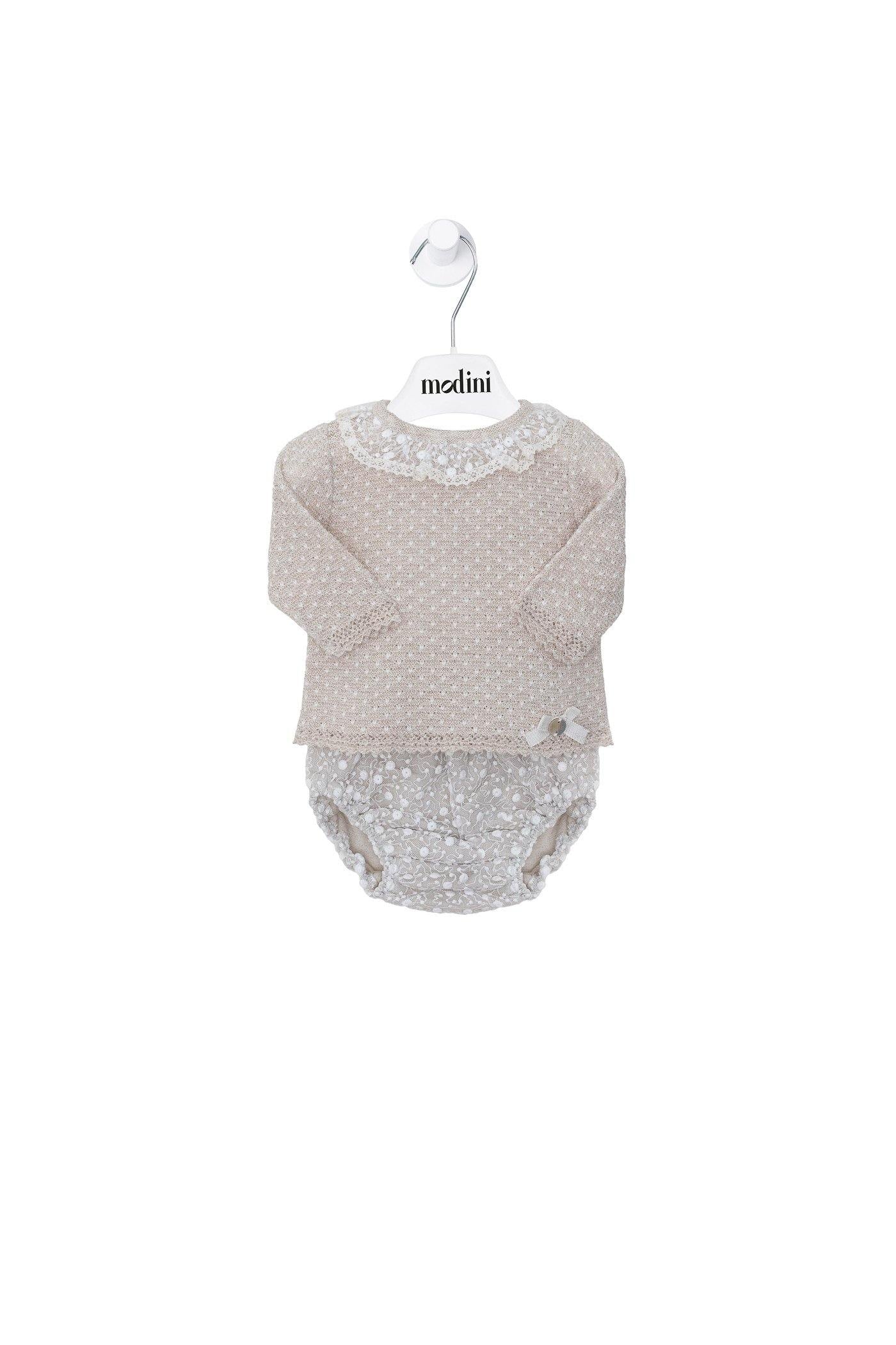 ROPA PARA NIÑOS - SET NIÑA JUBON Y BRAGA "PAZ V20" - Modini Shop