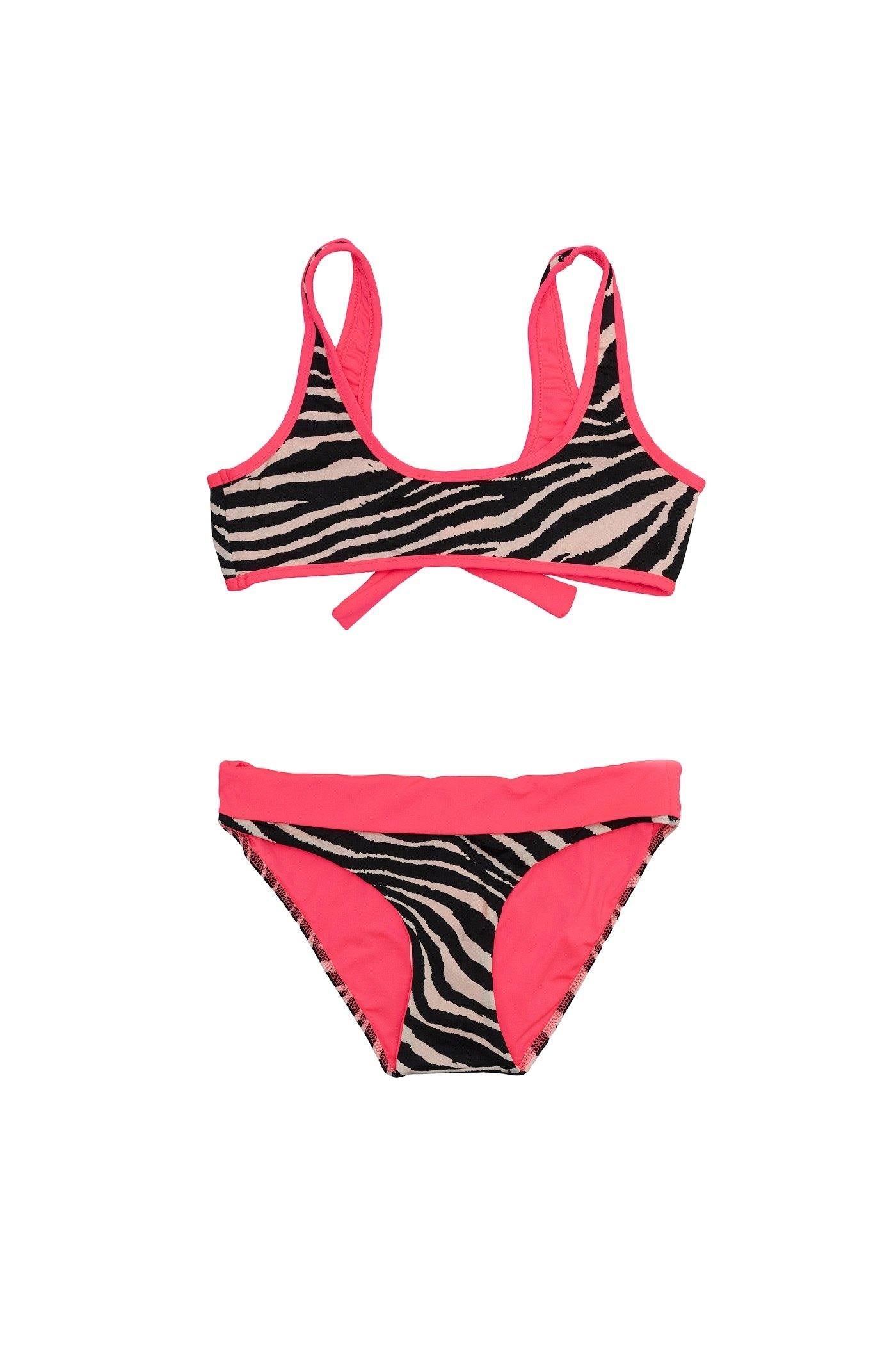 ROPA PARA NIÑAS - BIKINI ZEBRA TWINSET - Modini Shop