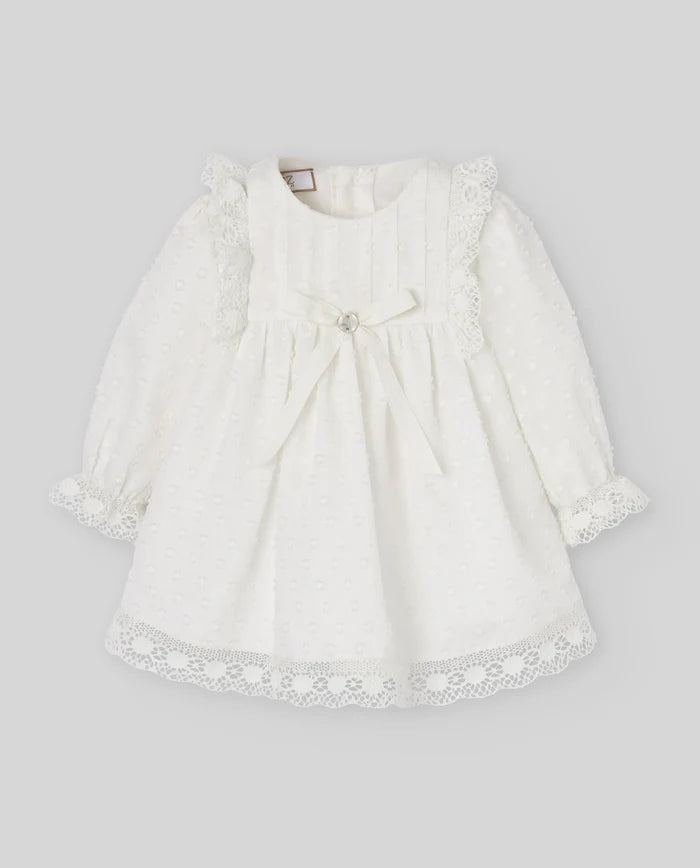 Vestido con bragita PAZ OI 26-27 para niña de la marca Paz Rodriguez