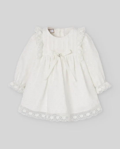 Vestido con bragita PAZ OI 26-27 para niña de la marca Paz Rodriguez