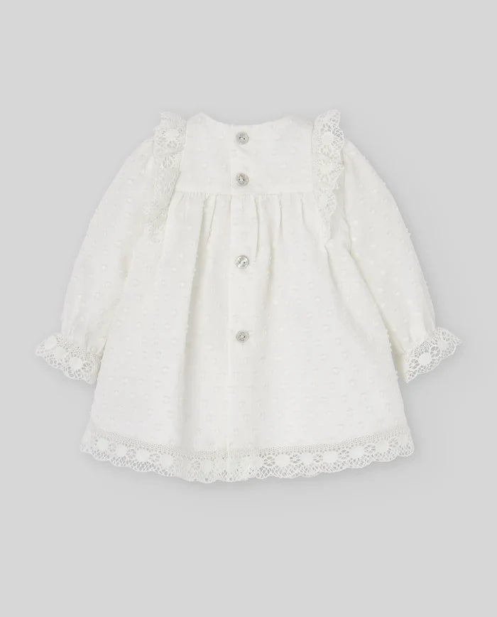 Vestido con bragita PAZ OI 26-27 para niña de la marca Paz Rodriguez