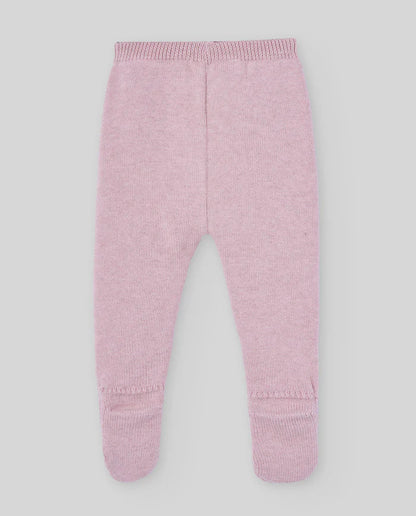 Conjunto de punto rosa Pascua para bebé de la marca Paz Rodriguez