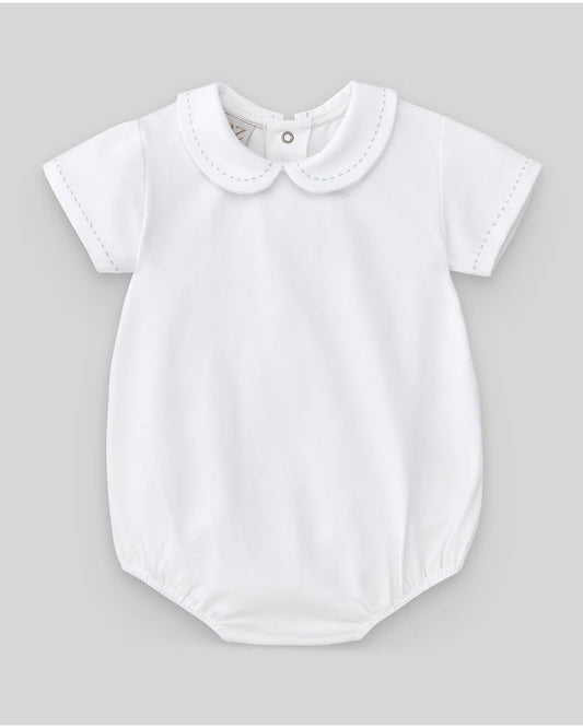 Body Esencial de manga corta de algodón blanco Paz Rodriguez