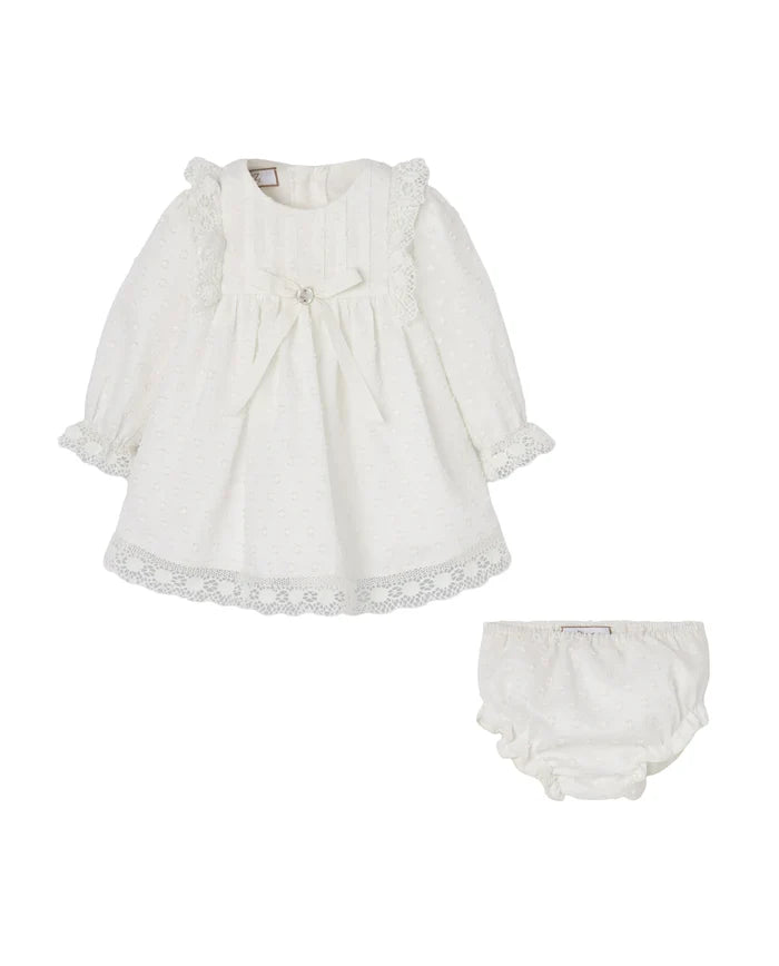 Vestido con bragita PAZ OI 26-27 para niña de la marca Paz Rodriguez