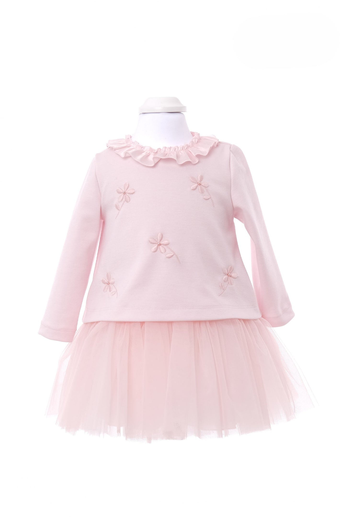 ROPA PARA NIÑAS - VESTIDO ROSA TUL BIMBALO