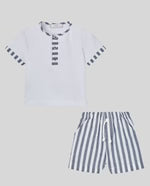 Set de camiseta y pantalón corto "ESLORA" de Paz Rodriguez para niño