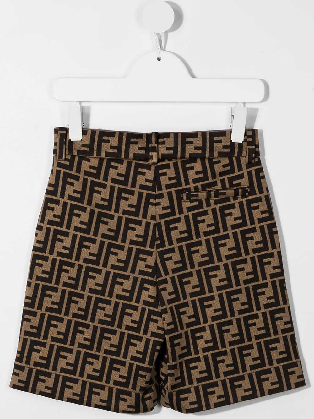 Shorts para niño con motivo FF de la marca Fendi
