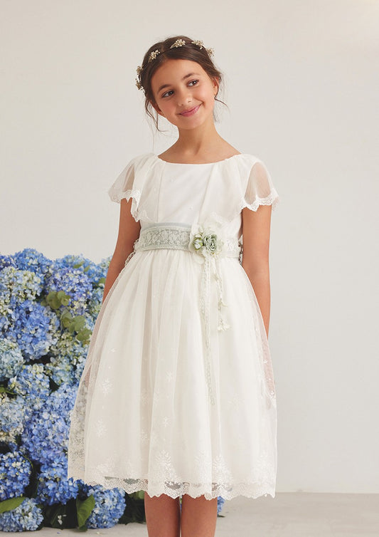 Vestido corto de comunion 586010 de la marca AMAYA