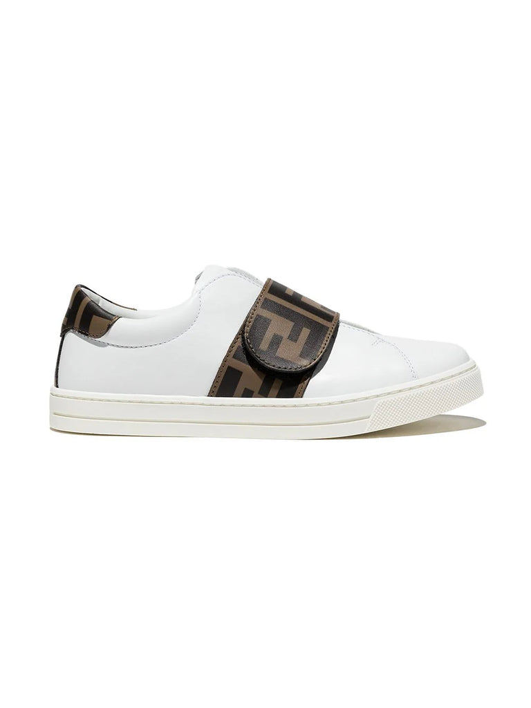 Zapatillas bajas con logo en la correa Fendi Kids Modini Shop