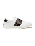 Low sneakers with logo on the strap Fendi Kids