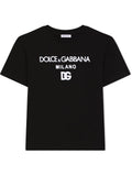 Camiseta negra CONTINUATIVO con logo Dolce & Gabbana