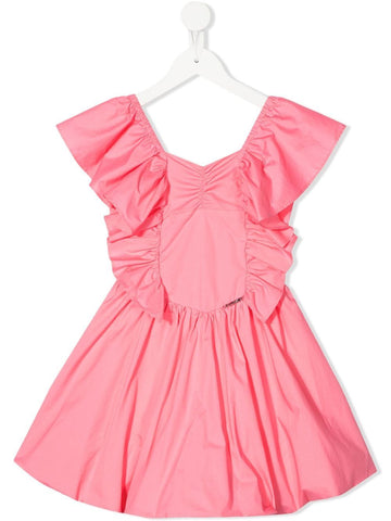 Ropa para niños- Vestido para niñas en color rosa intensa TWINSET