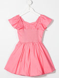 Ropa para niños- Vestido para niñas en color rosa intensa TWINSET