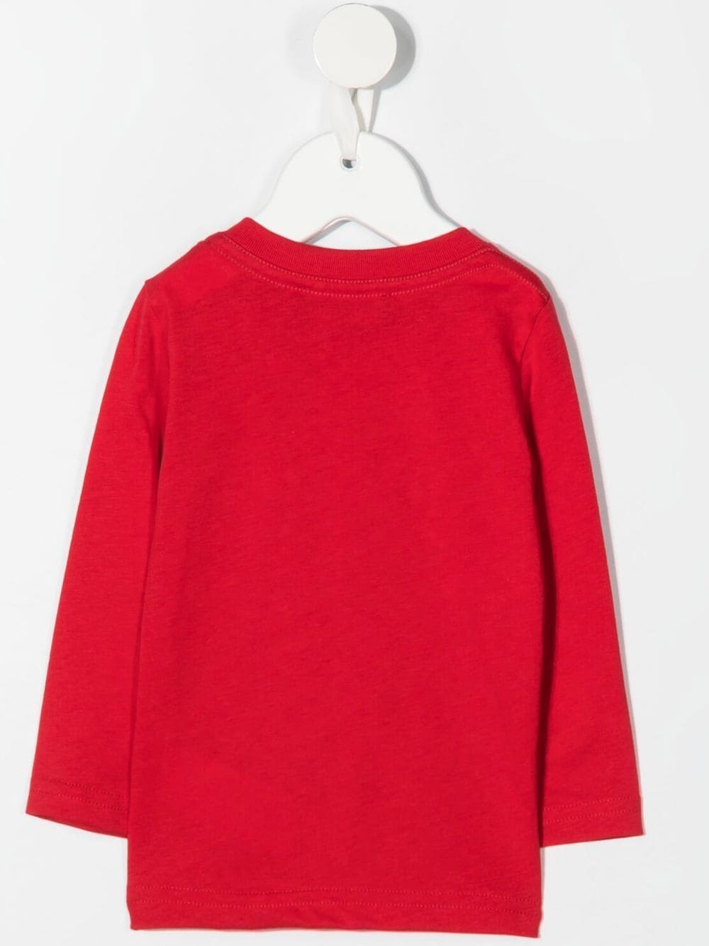 Ropa para niños - Camiseta roja de manga larga y logo Dsquared2