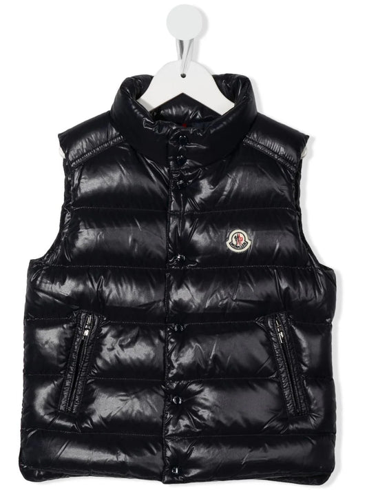 Chaleco plumífero azul Tib MONCLER para niño