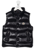 سترة مبطنة مع رقعة شعار MONCLER