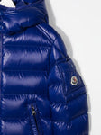 MONCLER blue zippered down jacket with zipper