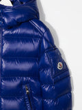 MONCLER blue zippered down jacket with zipper