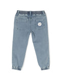 Light blue denim trousers with logo and pockets Philipp Plein