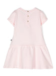 Childrenswear - pink dress with bear and logo print Philipp Plein